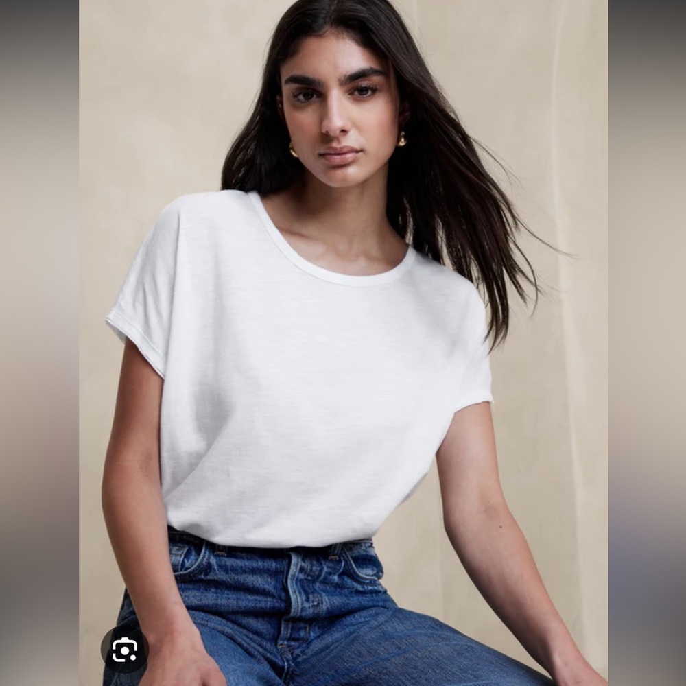 Banana Republic Slub Crew-Neck T-Shirt NWT